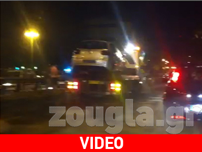 Τροχαίο ατύχημα στην Λ. Συγγρού